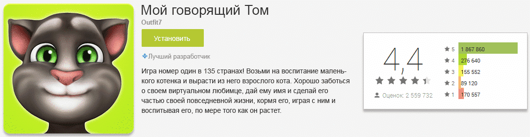 Мой говорящий Том